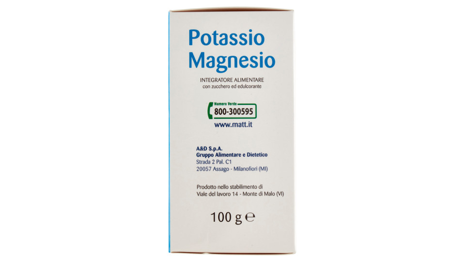 Matt Divisione Pharma Potassio e Magnesio