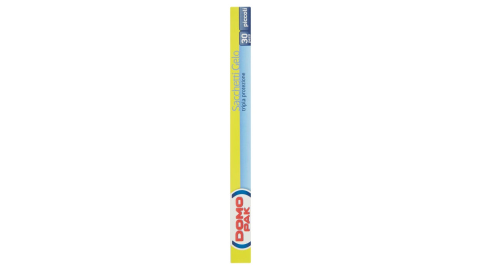 Domopak - Sacchetti Gelo, Tripla Protezione, Piccoli(18X25Cm, 1,3Lt)  -  