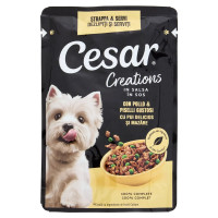 Cesar Le Delizie del Giorno con tenero Pollo e Verdure Miste in Salsa busta