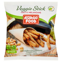 Asiago Food Veggie Stick Ceci e Melanzane surgelati 200 g