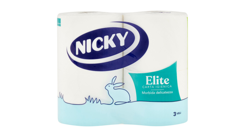Nicky - Elite, Carta Igienica, 3 veli