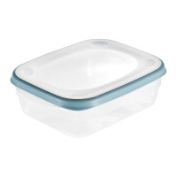 keeeper Franco Rettangolare Contenitore 1,2 L Blu, Trasparente 1 pz