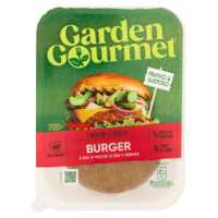 GARDEN GOURMET Burger vegetariano di soia saporito 150g (2 pezzi)