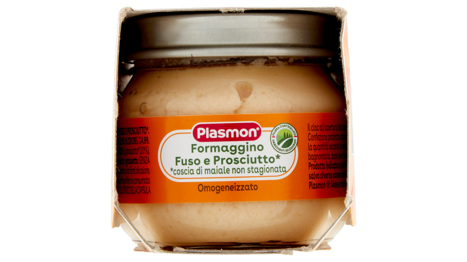Plasmon, Alimento per Infanzia Omogeneizzato Formaggino e Prosciutto