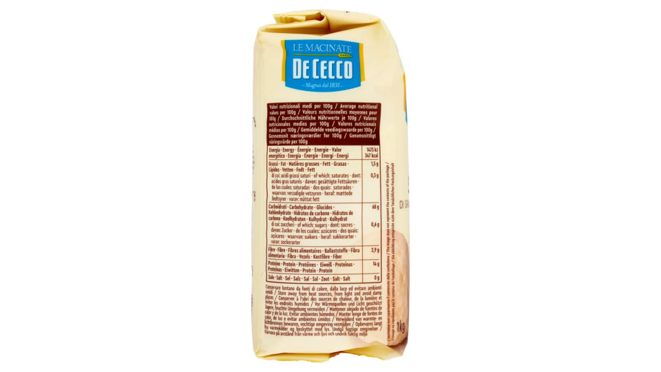 De Cecco, Semola di Grano Duro Rimacinata