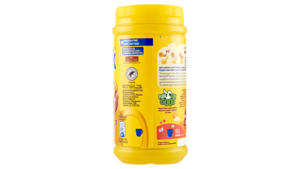 NESQUIK OPTI-START Cacao Solubile per Latte, Barattolo