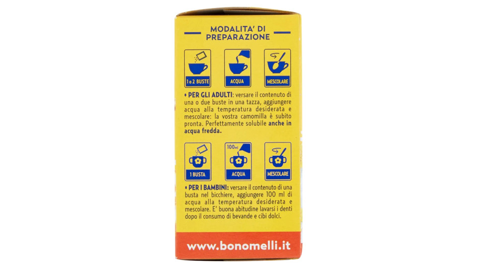 Bonomelli - Camomilla, Solubile, Con Miele Ed Arance