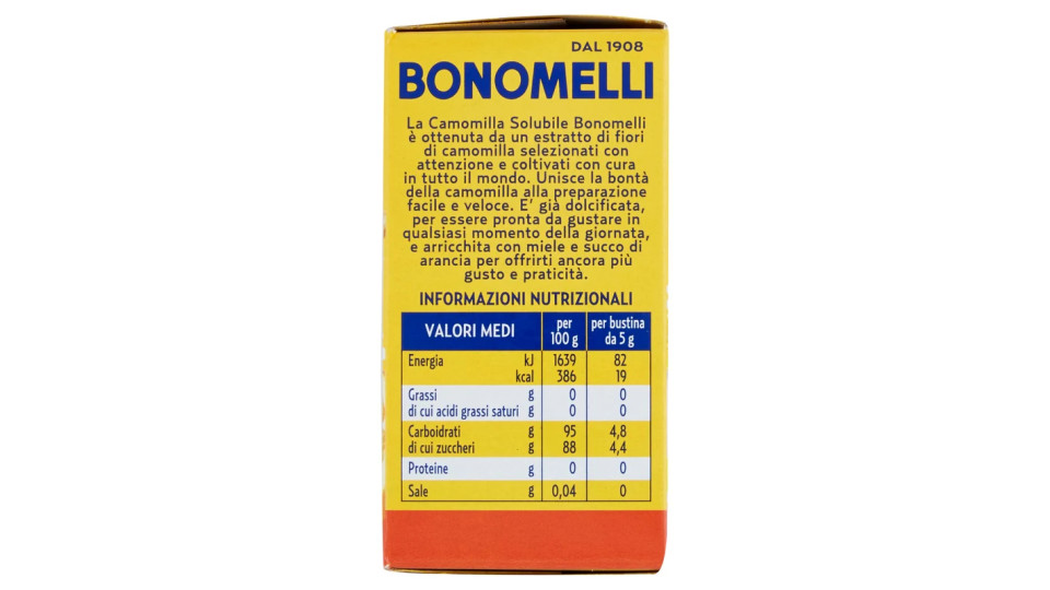 Bonomelli - Camomilla, Solubile, Con Miele Ed Arance