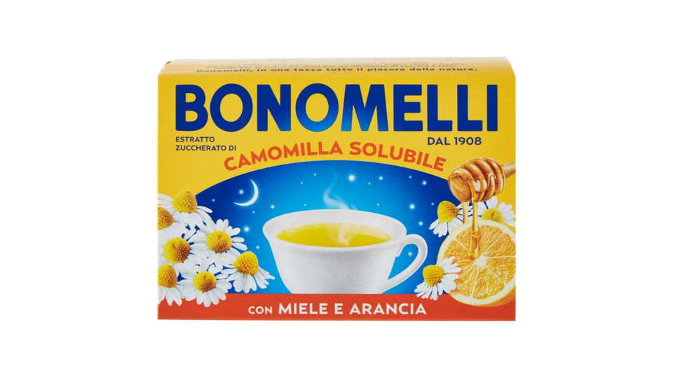 Bonomelli - Camomilla, Solubile, Con Miele Ed Arance