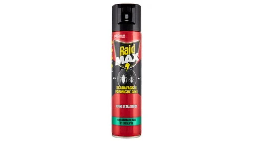Raid Max scarafaggi e formiche 3 in 1