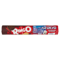 Ringo Cacao Biscotti Farciti con Crema Cacao Snack Merenda Tubo, 165g Limited edition Netflix