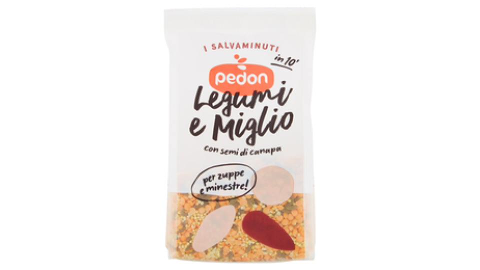 I Salvaminuti Legumi e Miglio con Semi di Canapa