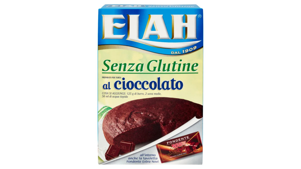Elah Preparato per Torta al cioccolato senza Glutine