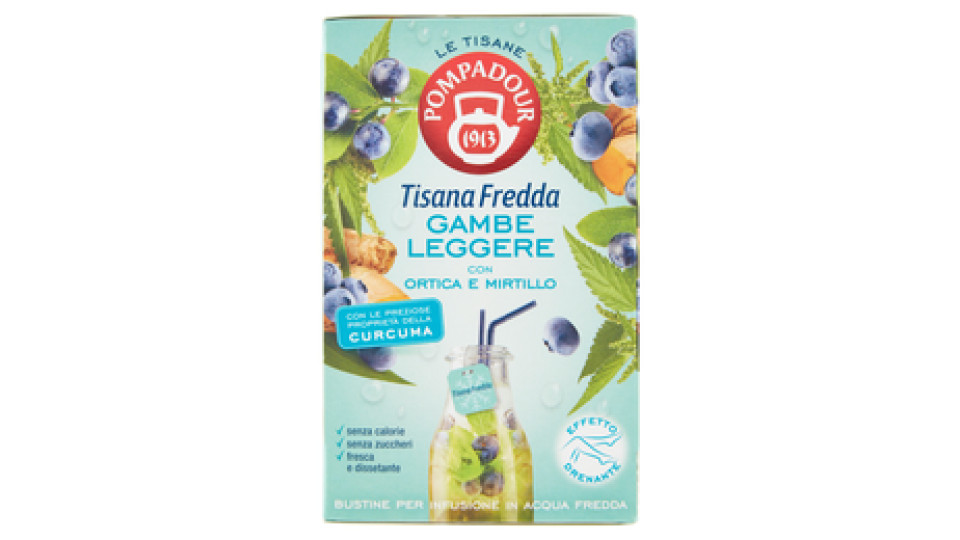 Pompadour Le Tisane Tisana Fredda Gambe Leggere