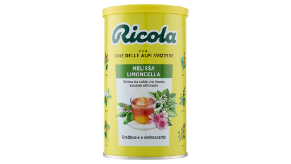Ricola tisana melissa limoncella