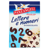 Paneangeli Lettere e numeri di cioccolato