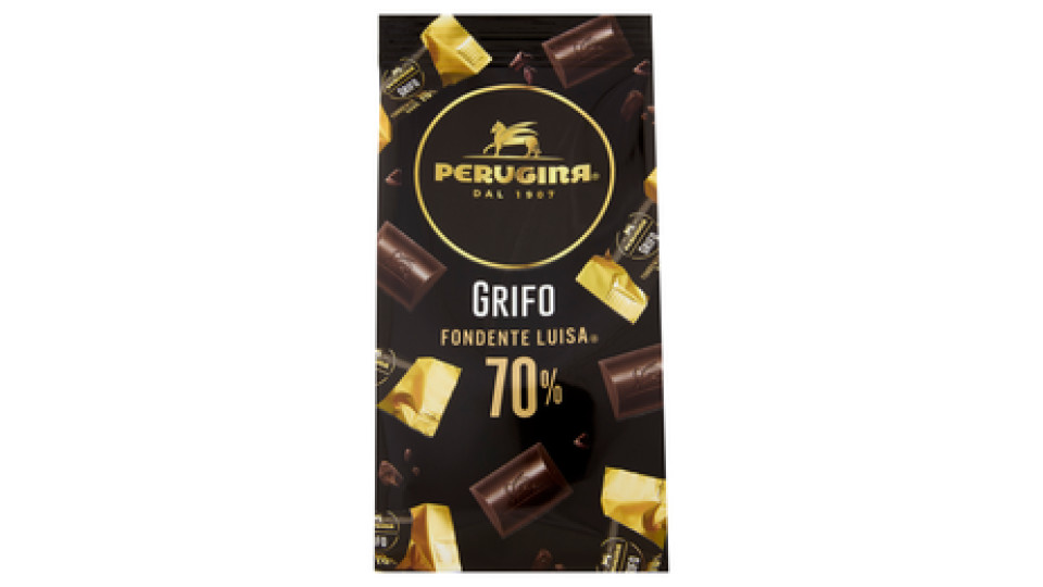 Perugina Grifo Fondente Cioccolatini Al Cioccolato Fondente 70% Sacchetto