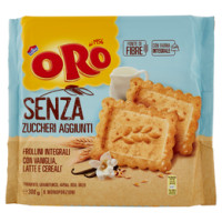 Frollino Integrale senza Zuccheri Aggiunti con Vaniglia, Latte e Cereali