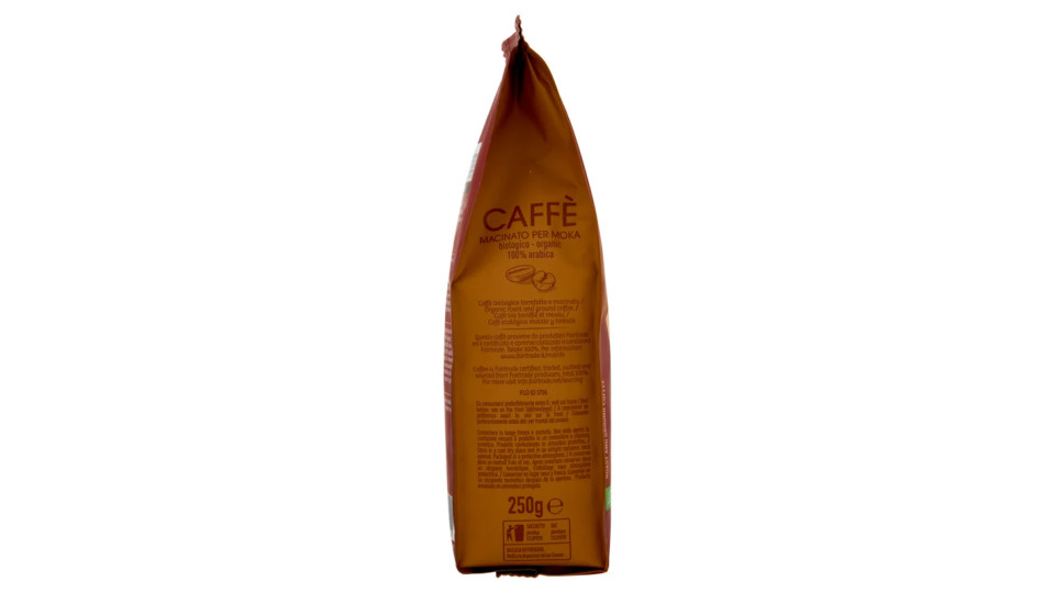 Caffè per moka 100% arabica d’alta montagna Alce Nero