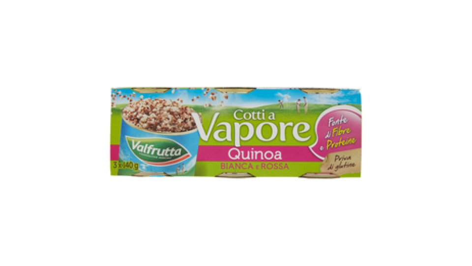 Cotti a Vapore Quinoa Bianca e Rossa