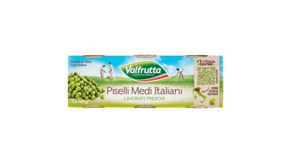 Piselli Medi Italiani 3 x 410 g