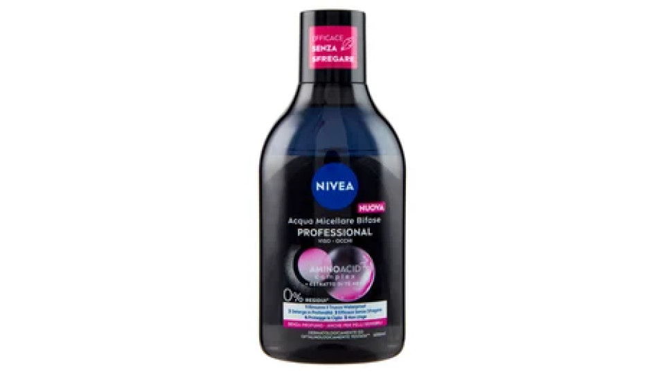 Nivea, MicellAir Professional acqua micellare bifase