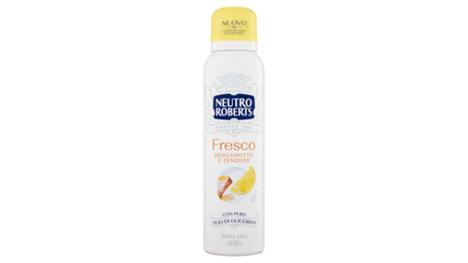 DEO SPRAY BERGAMOTTO E ZENZERO