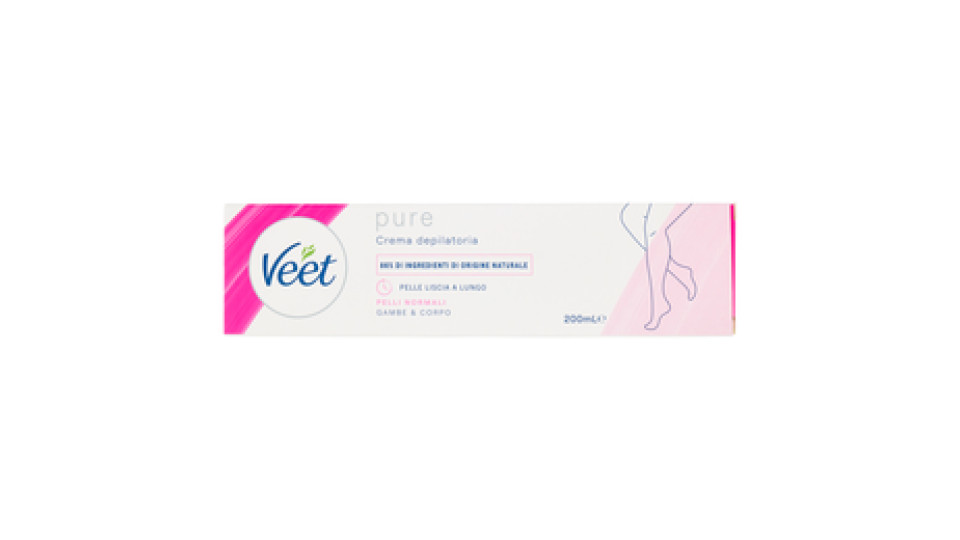 Veet Crema Depilatoria Silk & Fresh Technology Pelli Normali, 2 Confezioni da