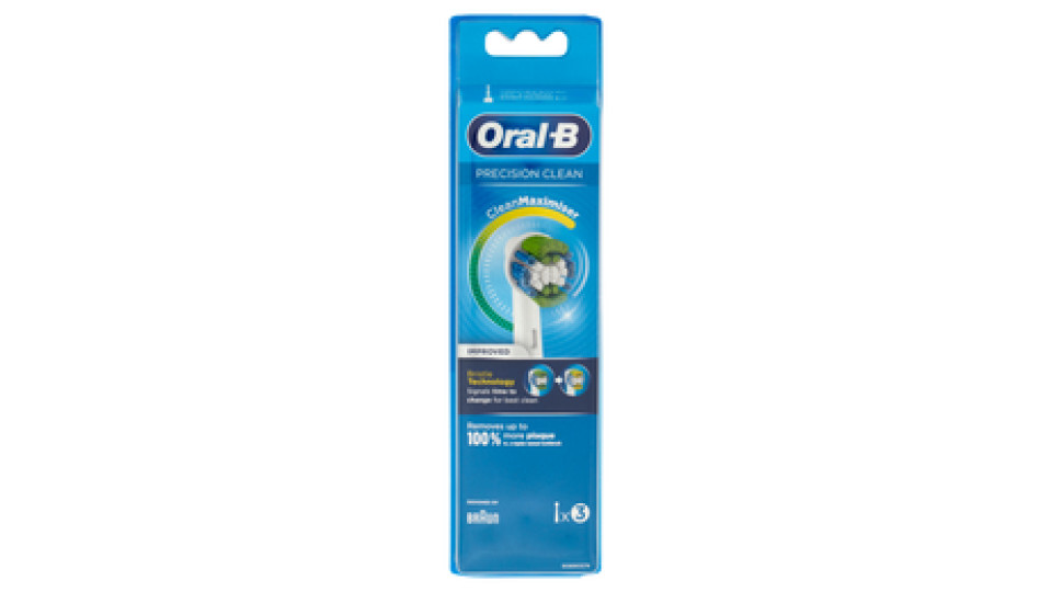 Oral-B Precision Clean Testine di Ricambio per Spazzolino Elettrico, Confezione da