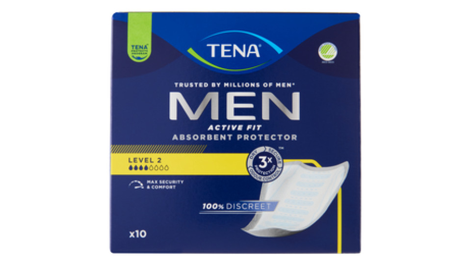Men Absorbent Protector Level 2 Medium 10 Pz
