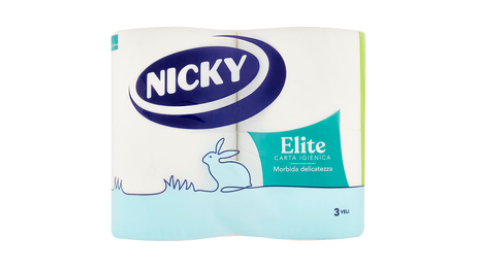 Nicky - Elite, Carta Igienica, 3 veli