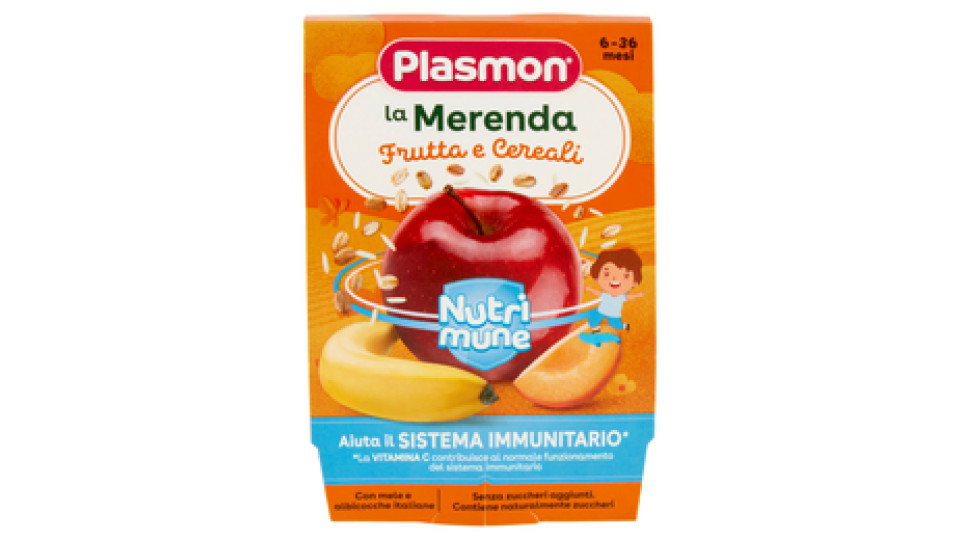 Plasmon, Merenda frutta mista e cereali