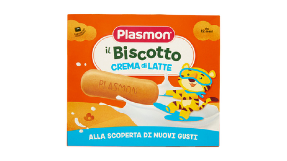 Plasmon,	Biscotto con Crema di Latte