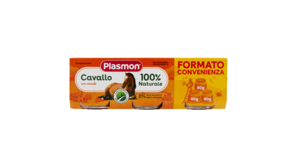 Plasmon Cavallo Omogeneizzato con cavallo e cereale