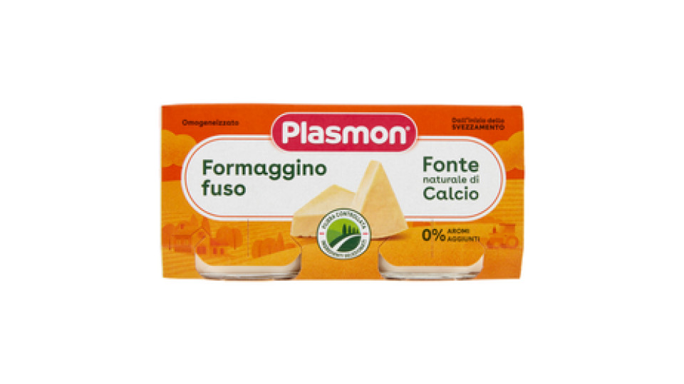 Plasmon - Oasi nella crescita, Omogeneizzato con Formaggino Fuso Classico, dal 4 mese