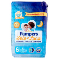 Pampers Sole e Luna XL x32+2