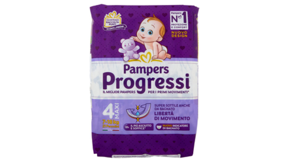 Pampers Progressi 4 maxi 7-18Kg