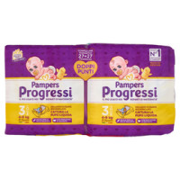 Pampers Progressi taglia 3 midi (4-9 Kg) conf.