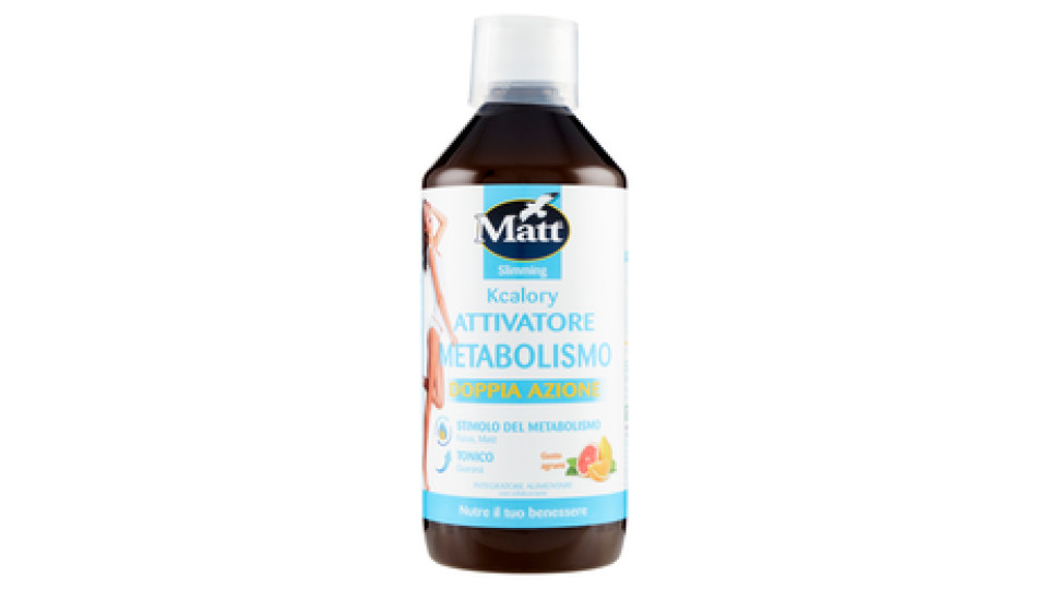 Matt Slimming Kcalory Attivatore Metabolismo Doppia Azione 500 ml