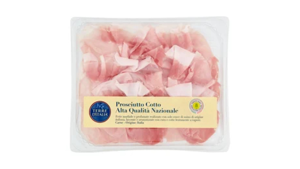 Terre d'Italia Prosciutto Cotto di Alta Qualità Nostrano