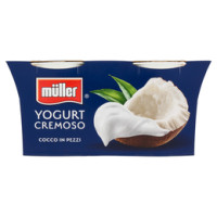 müller Santo Domingo Yogurt Cremoso al Cocco con Scaglie di Cioccolato