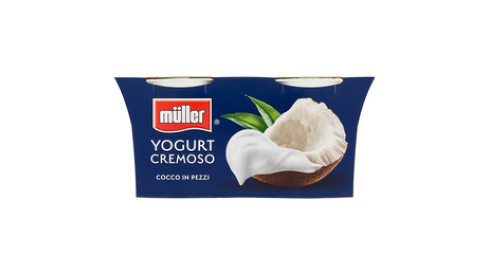 müller Santo Domingo Yogurt Cremoso al Cocco con Scaglie di Cioccolato