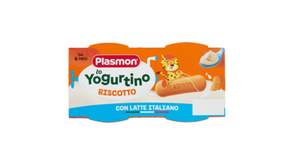 Plasmon Yogurtino Biscotto Gr.100X2