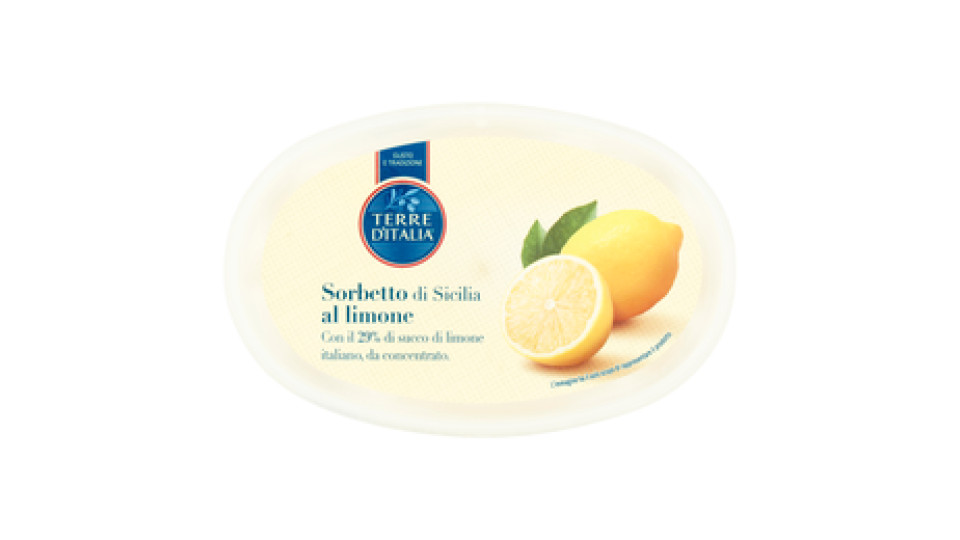 Terre d'Italia Sorbetto di Sicilia al limone