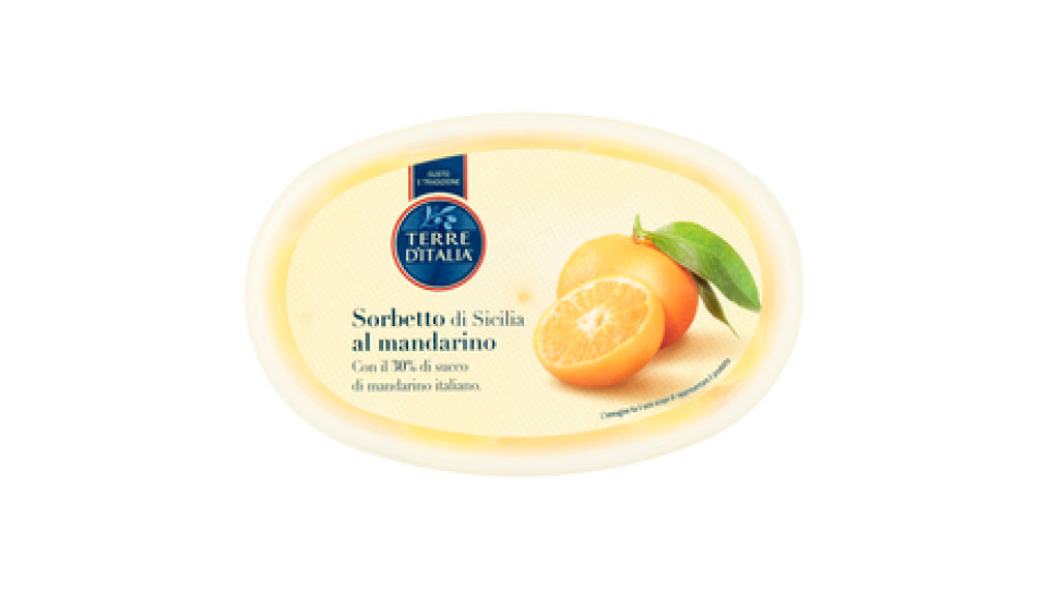 Terre d'Italia Sorbetto di Sicilia al mandarino