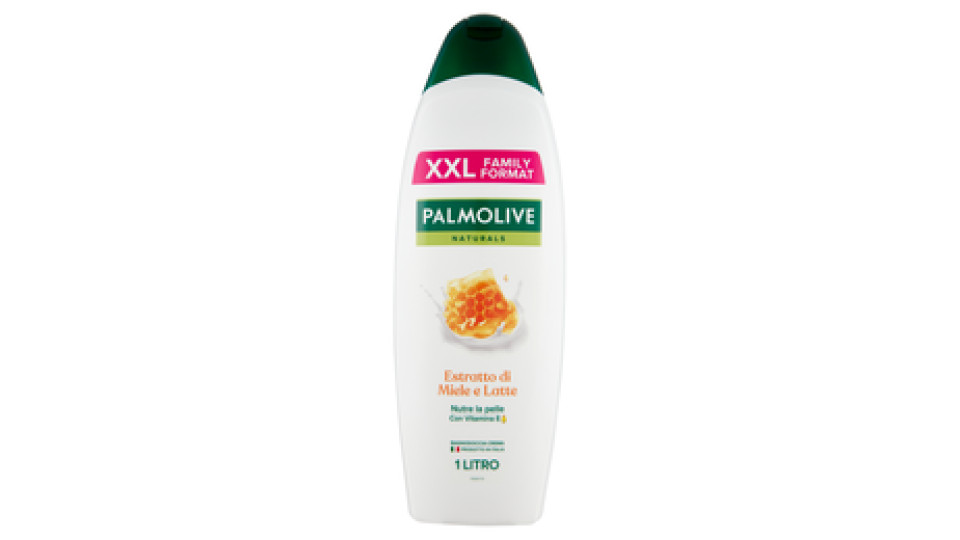 Palmolive bagnoschiuma Naturals Oliva Verde e Latte Idratante 2x500 ml