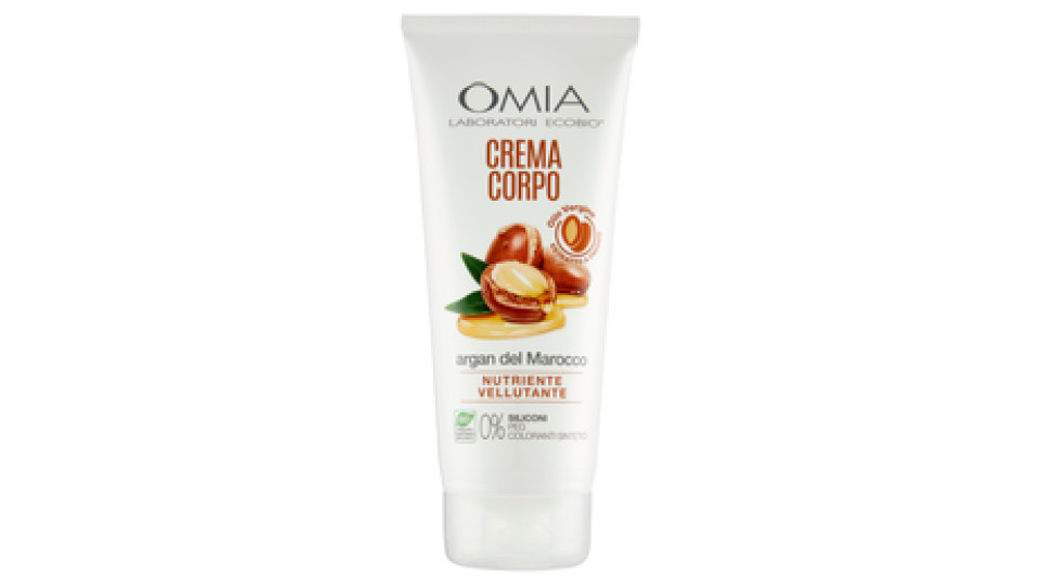 Omia Laboratori Ecobio Crema Corpo argan del Marocco Nutriente Vellutante 200 ml