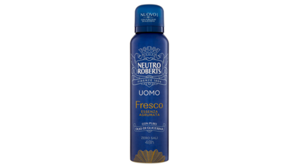 Neutro Roberts uomo fresco essenza agrumata Deo Spray 150 ml