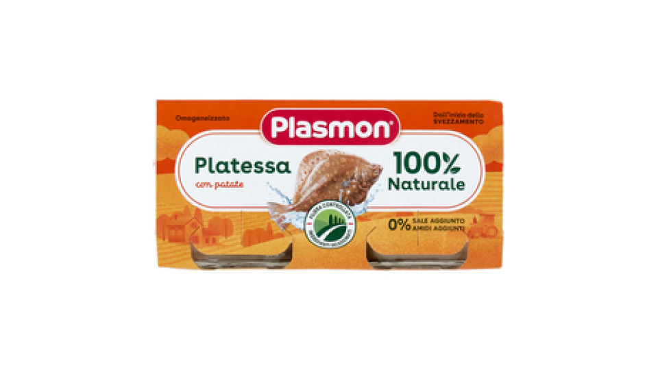 Plasmon Platessa con patate omogeneizzato