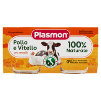 Plasmon Pollo e Vitello Omogeneizzato con pollo, vitello e cereale